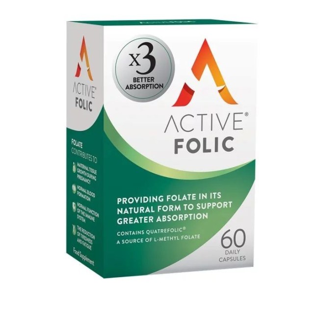 Bionat Active Folic 400μg 60caps