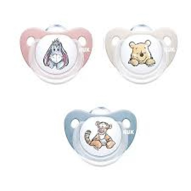 NUK Star Disney Winnie The Pooh Σιλικόνης 0-6m/6-18m