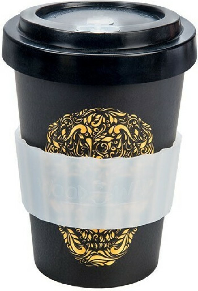 Well Κούπα Bamboo Με Καπάκι Skull 400ml