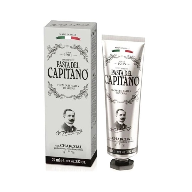 Pasta del Capitano Toothpaste Ενεργός Άνθρακας 75ml