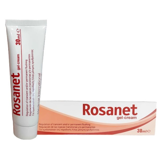 MEDIMAR Rosanet Gel Cream, Για Ομαλοποίηση Της Παροδικής - Μόνιμης Ερυθρότητας, 30ml