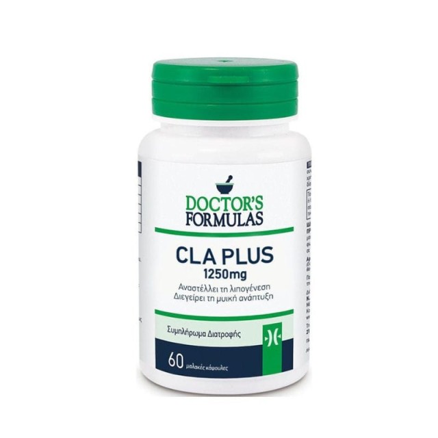 Doctors Formulas CLA Plus 1250mg Συμπλήρωμα Διατροφής για Αδυνάτισμα & Μυϊκή Ανάπτυξη, 60 Κάψουλες
