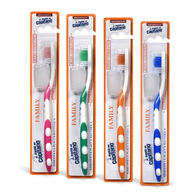 Pasta del Capitano Toothbrush Family Soft Οδοντόβουρτσα (Σε Διάφορα Χρώματα) 1τμχ