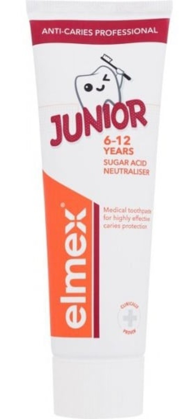 Elmex Junior Παιδική Οδοντόκρεμα 6-12 ετών, 75ml