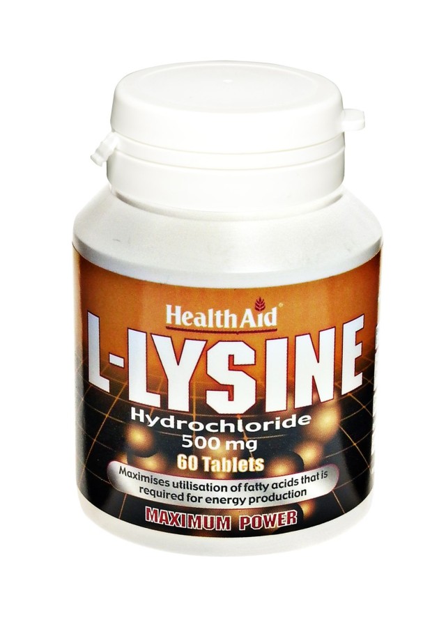 Health Aid L-Lysine Λυσίνη 500mg 60tabs