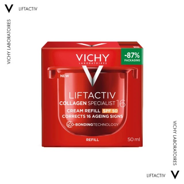 Vichy Liftactiv Collagen Specialist 16 Refiil Κρέμα Ημέρας με SPF50 Ανταλλακτικό, 50ml