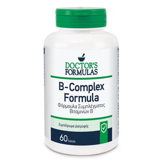 Doctors Formulas Vitamin B Compex Φόρμουλα Συμπλέγματος Βιταμινών B 60 δισκία