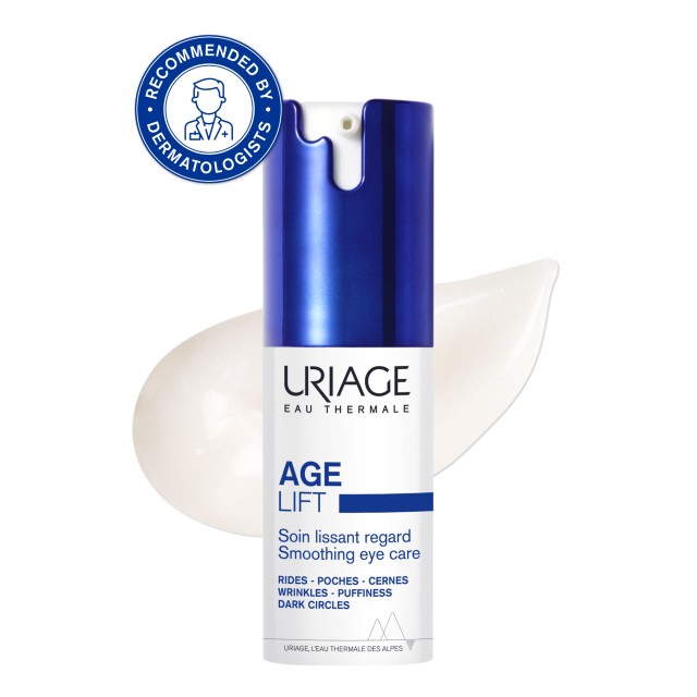 Uriage Age Lift Smoothing Eye Care Αντιγηραντική Κρέμα Ματιών Με Ρετινόλη 15ml