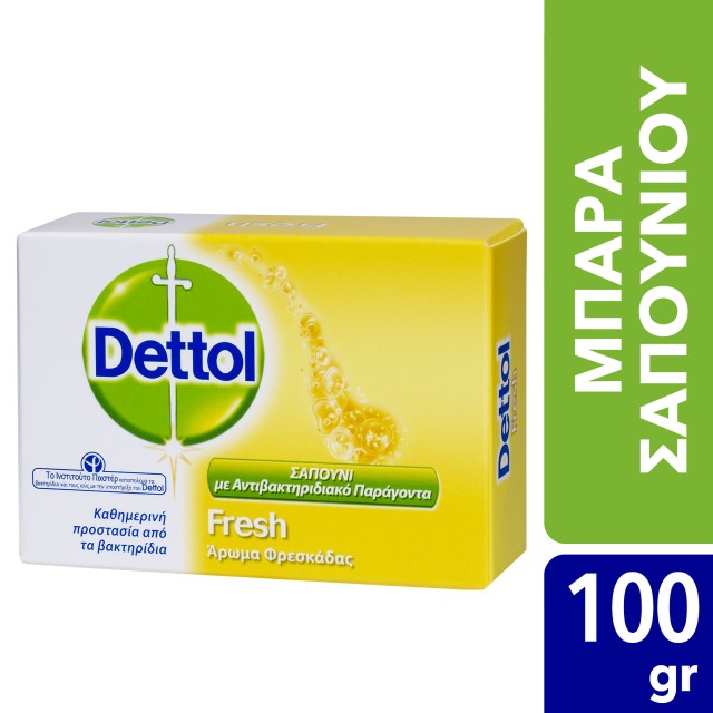 Dettol Αντιβακτηριδιακό Σαπούνι Fresh 100gr