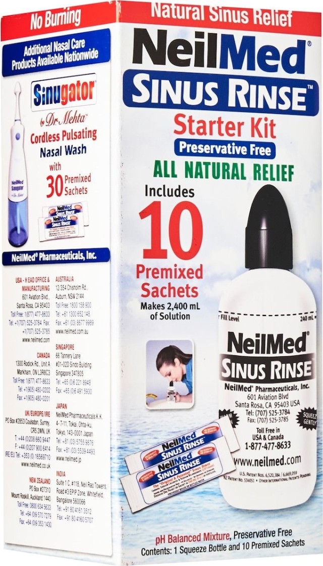 Getremed Neilmed Sinus Rinse Kit 10φακελίσκοι