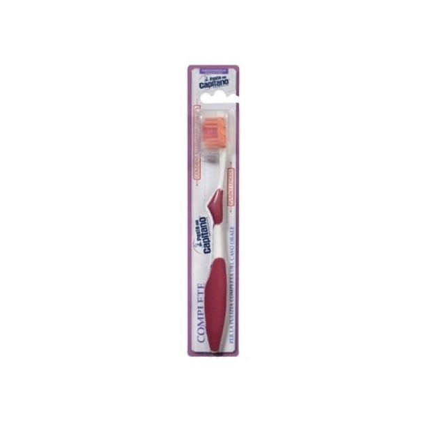 Pasta del Capitano Toothbrush Complete Medium Οδοντόβουρτσα (Κόκκινο Χρώμα) 1τμχ