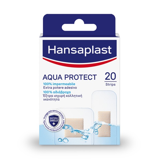 Hansaplast Aqua Protect Αδιάβροχα Επιθέματα Σε 2 Μεγέθη 20τμχ