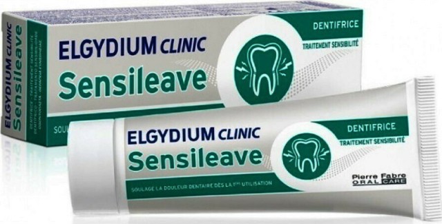 Pierre Fabre Elgydium Clinic Sensileave Toothpaste Οδοντόκρεμα Για Ευαίσθητα Δόντια 50ml