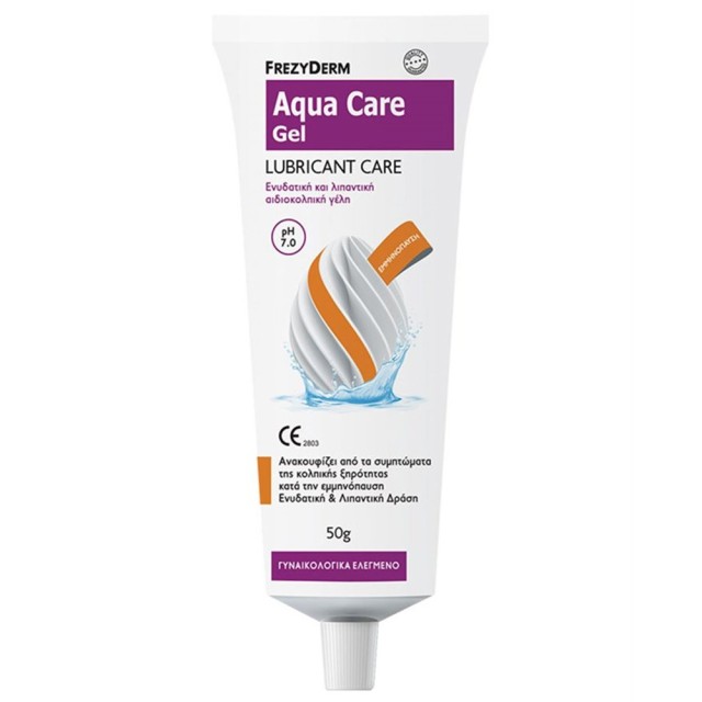 Frezyderm Aqua Care Gel pH 7 Ενυδατική & Λιπαντική Αιδιοκολπική Γέλη, 50g