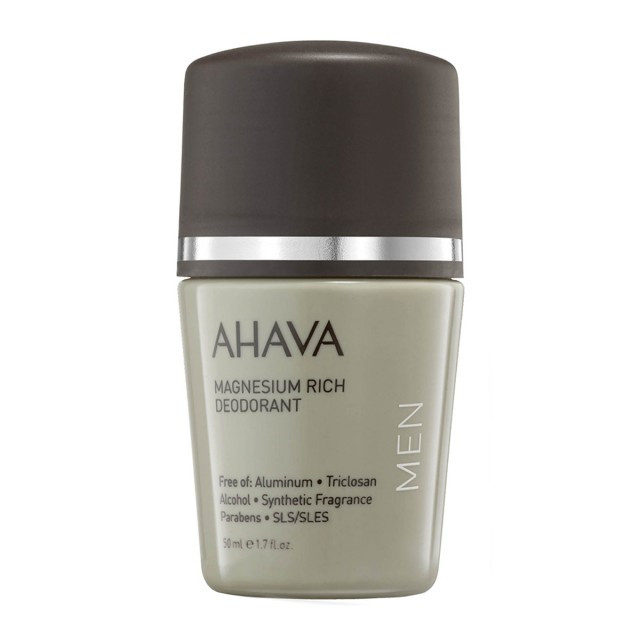 Ahava Time To Energize Magnesium Rich Deodorant Men Roll-On Αποσμητικό για Άνδρες 50ml