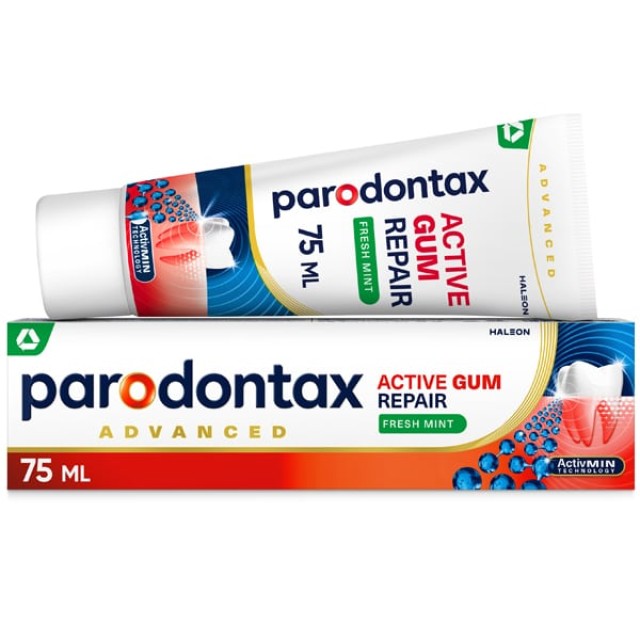 Parodontax Active Gum Repair Fresh Mint Οδοντόκρεμα για την Αποκατάσταση των Ούλων που Αιμορραγούν, 75ml
