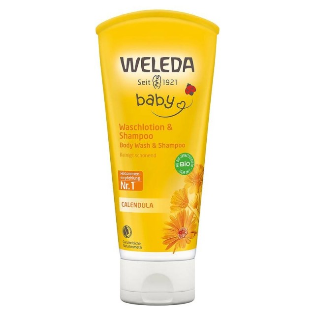 Weleda Σαμπουάν & Αφρόλουτρο Με Καλέντουλα 200ml