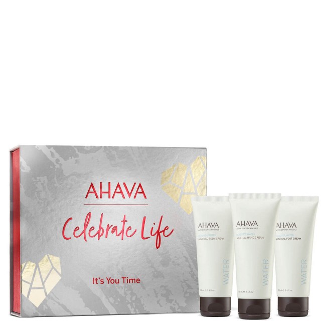 Ahava Promo Celebrate Life Its Your Time Hand Cream 100ml & Body Lotion 100ml & Shower Gel 100ml 1Σετ