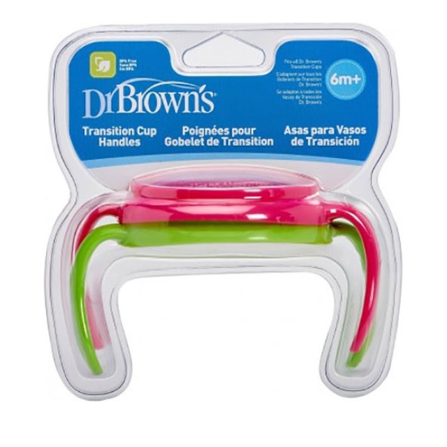 Dr Browns TC 071 Λαβές Κυπέλλου Κορίτσι 2τμχ