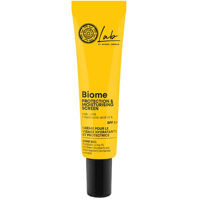 Natura Siberica Biome Protection & Moisturising Face Screen Ενυδατική Αντηλιακή Κρέμα Προσώπου SPF50 30ml