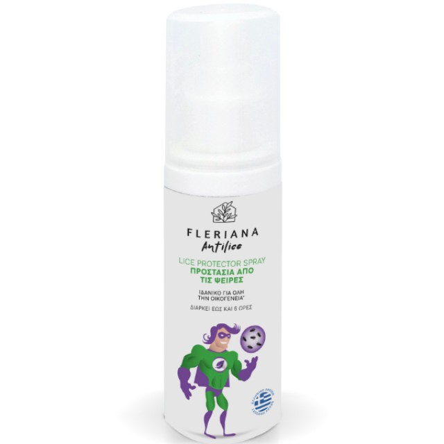POWER HEALTH Fleriana Lice Protector Spray για την Προστασία από τις Ψείρες, 100ml