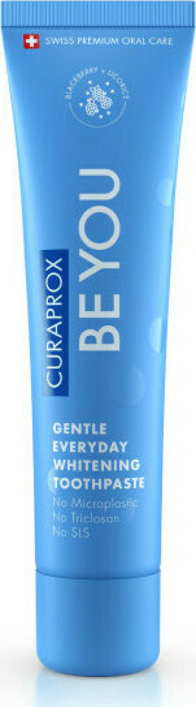 Curaprox Be You Gentle Everyday Whitening Toothpaste Blackberry & Licorice Λευκαντική Οδοντόκρεμα με Γεύση Βατόμουρο & Γλυκόριζα 60ml