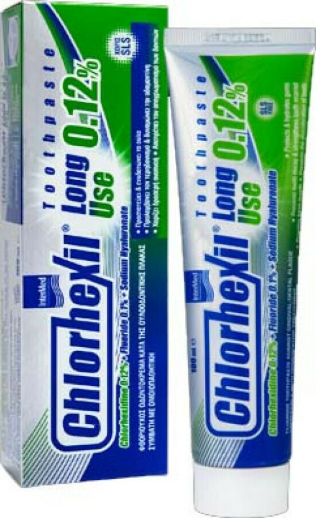 Intermed Chlorhexil 0.12% Toothpaste Long Use Κατά της Ουλοοδοντικής Πλάκας 100ml