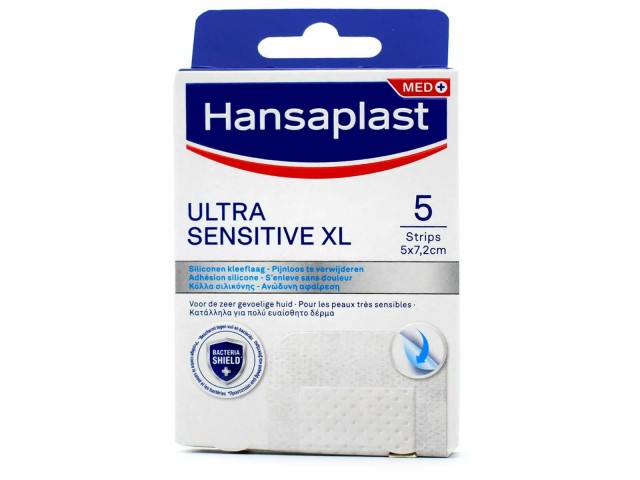 Hansaplast Ultra Sensitive XL 5x7.cm 5τμχ