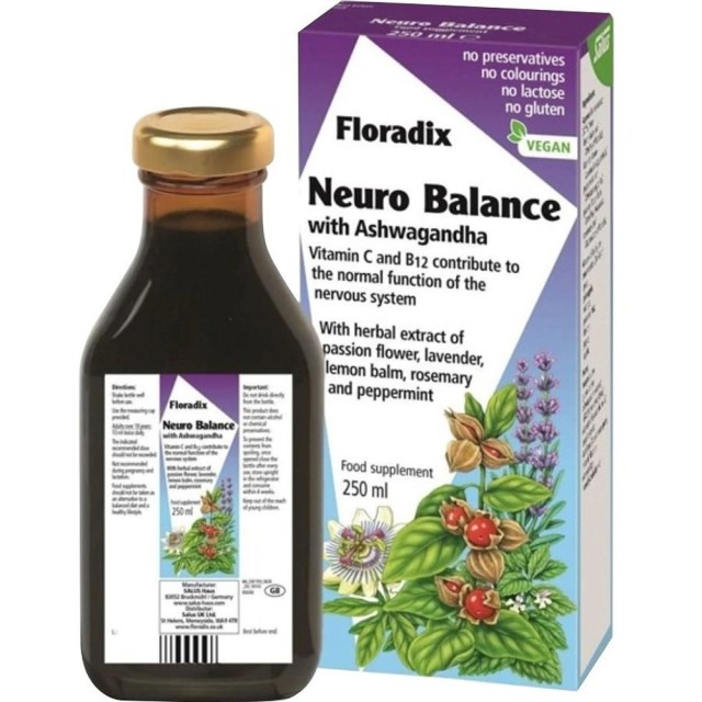 Power Health Floradix Neuro Balance With Ashwagandha, 250ml