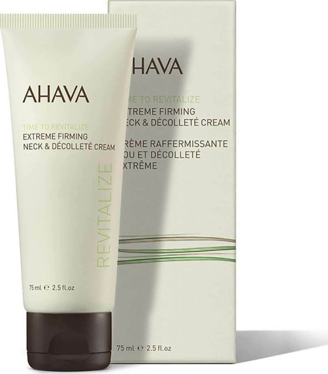 Ahava Time To Revitalize Extreme Firming Neck & Decollete Cream Συσφικτική Κρέμα για Λαιμό Και Ντεκολτέ 75ml