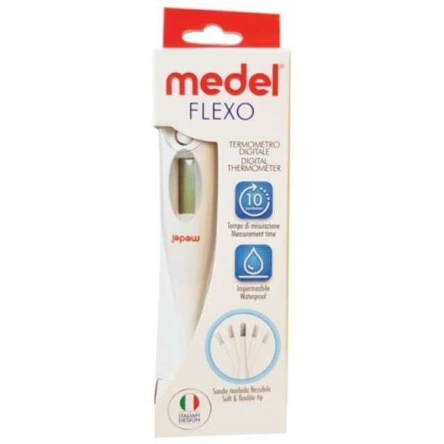 Medel Flexo Digital Thermometer Ψηφιακό Θερμόμετρο Μασχάλης Κατάλληλο Για Μωρά 1τμχ