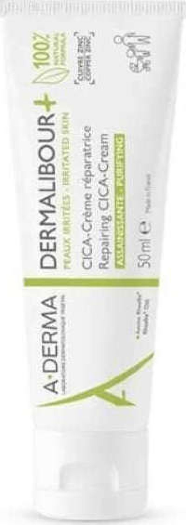 A-derma Dermalibour Cica-Cream Κρέμα για Πρόσωπο και Σώμα 100% Φυσικής Προέλευσης 50ml