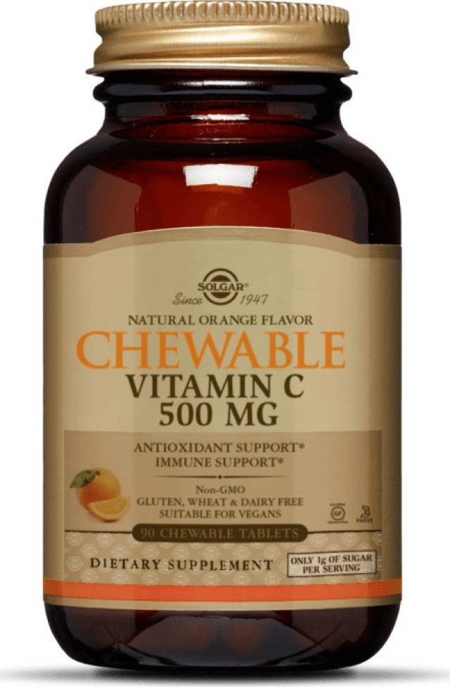 Solgar Chewable Vitamin C 500mg Orange 90chew.tabs