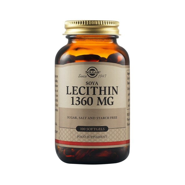 Solgar Lecithin 1360mg 100softgels