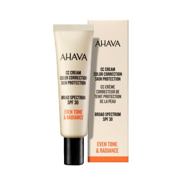 Ahava CC Cream Color Correction Skin Protection Broad Spectrum Κρέμα Διόρθωσης Χρώματος Ευρέως Φάσμα