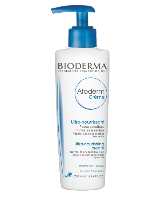 Bioderma Atoderm Creme Εξαιρετικά Θρεπτική Κρέμα για το Ευαίσθητο Κανονικό προς Ξηρό Δέρμα, 200ml