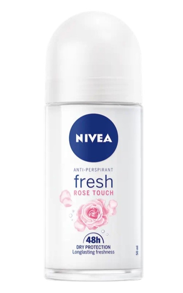 Nivea Deo Fresh Rose Touch Roll-on Γυναικείο Αποσμητικό 50ml