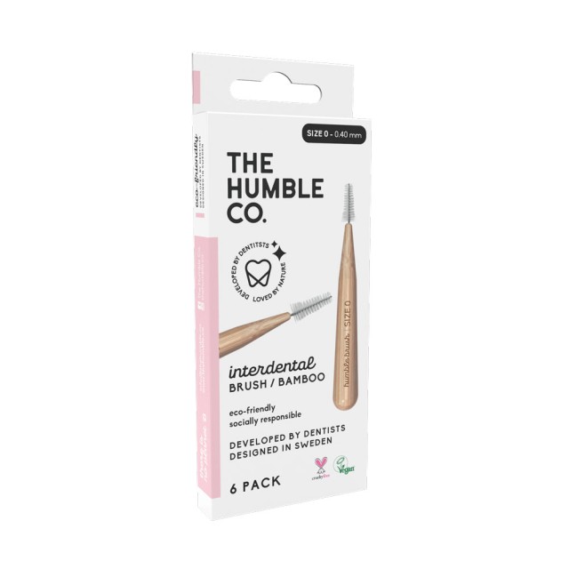 The Humble Co. Μεσοδόντια Βουρτσάκια 0.4mm Ροζ 6τμχ