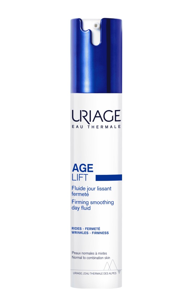 Uriage Age Lift Firming Smoothing Day Fluid Αντιγηραντική & Συσφικτική Κρέμα Προσώπου Ημέρας Με Ρετινόλη Για Κανονικές/Μικτές Επιδερμίδες 40ml