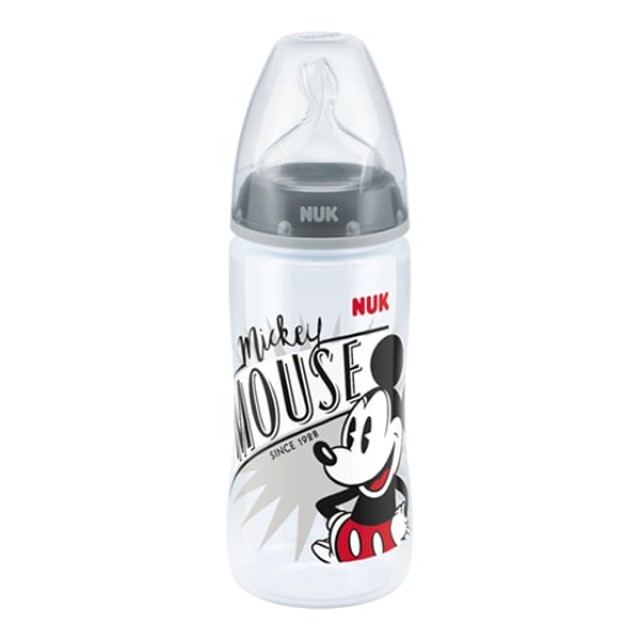 Nuk First Choice Disney Bottle (10.741.828) Μπιμπερό με Δείκτη Ελέγχου Θερμοκρασίας 6-18m, 300ml