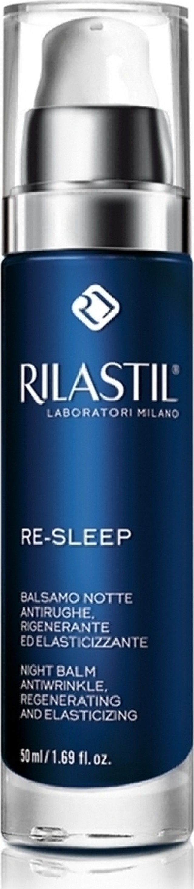 Rilastil Re-Sleep Night Balm Πλούσιο Γαλάκτωμα Προσώπου Νύχτας, για όλους τους τύπους επιδερμίδας & για όλες τις ηλικίες, 50ml
