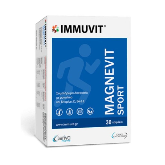 Leriva Pharma Immuvit Magnevit Sport, 30caps