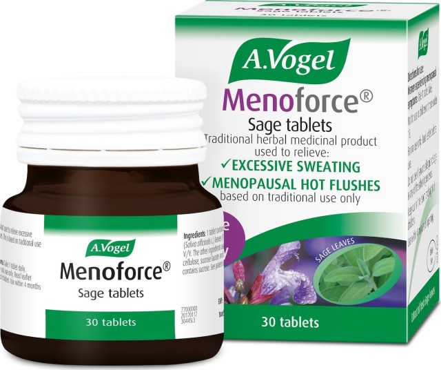 A.Vogel Menoforce Συμπλήρωμα Διατροφής Κατά Των Συμπτωμάτων Εμμηνόπαυσης 30 ταμπλέτες