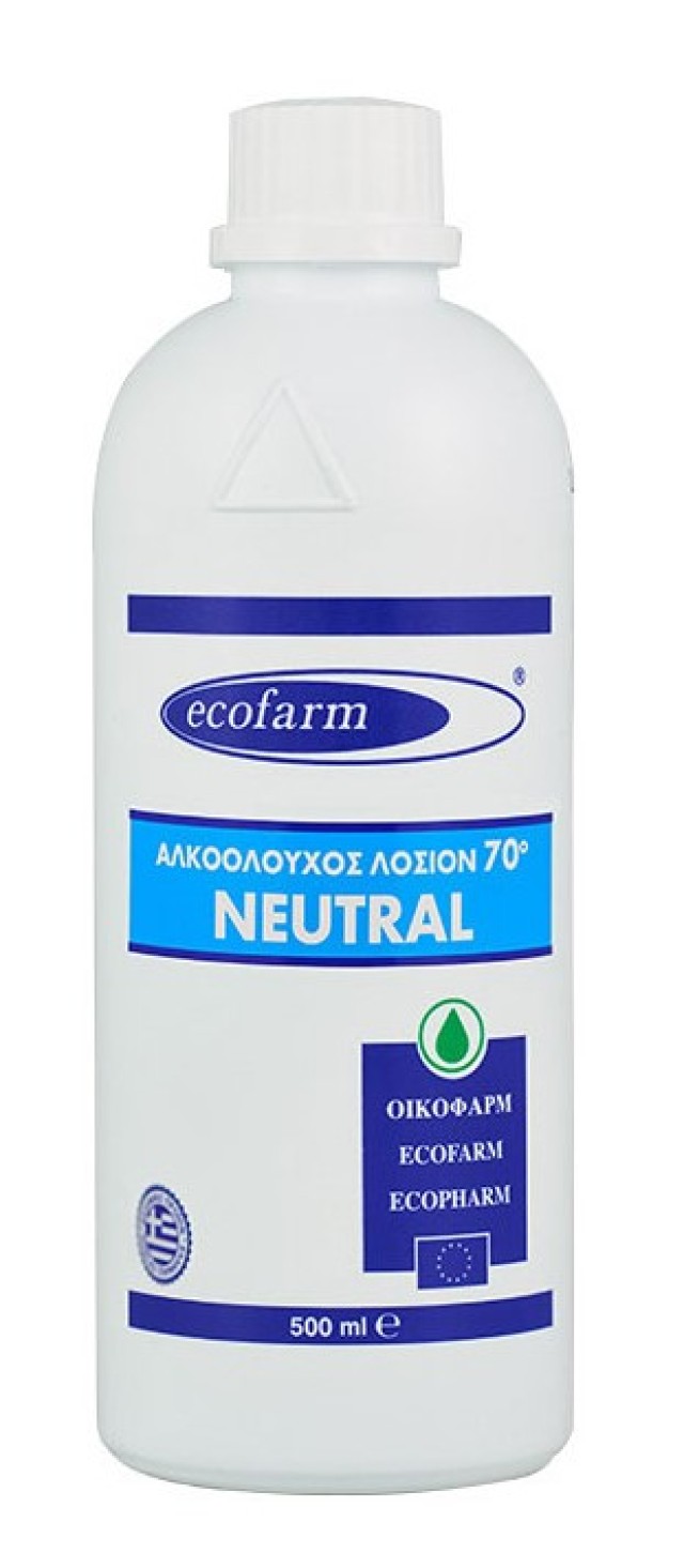 Ecofarm Αλκοολούχος Λοσιόν 70° 500ml