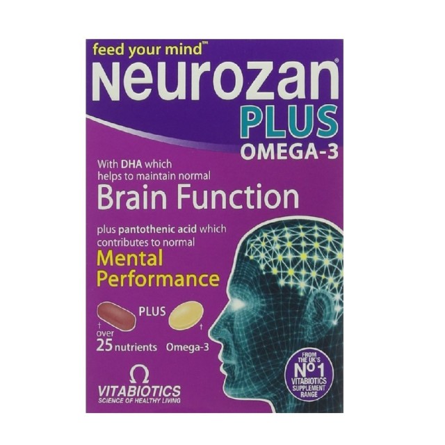 Vitabiotics Neurozan Plus Omega 3 28caps/28tabs