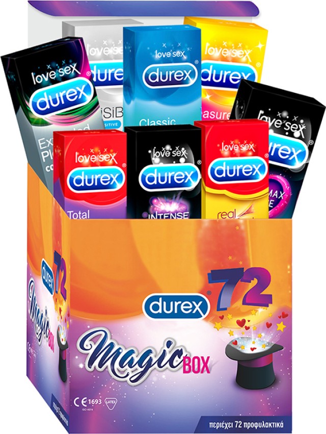 DUREX MAGIC BOX 72τμχ