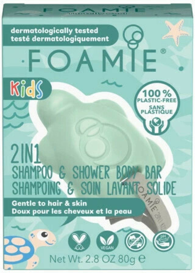 Foamie Shampoo & Shower Body Bar Mango Παιδικό Σαμπουάν και Αφρόλουτρο σε Μορφή Μπάρας 80gr