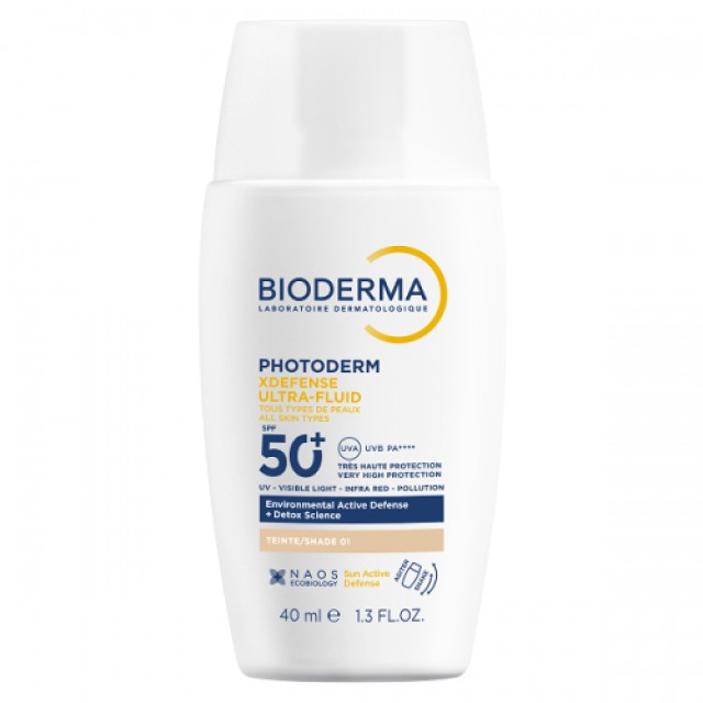 Bioderma Photoderm XDefence Ultra-Fluid SPF50+ Shade 01 40ml