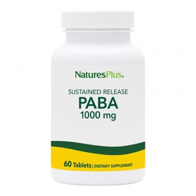 Natures Plus PABA 1000mg, 60tabs