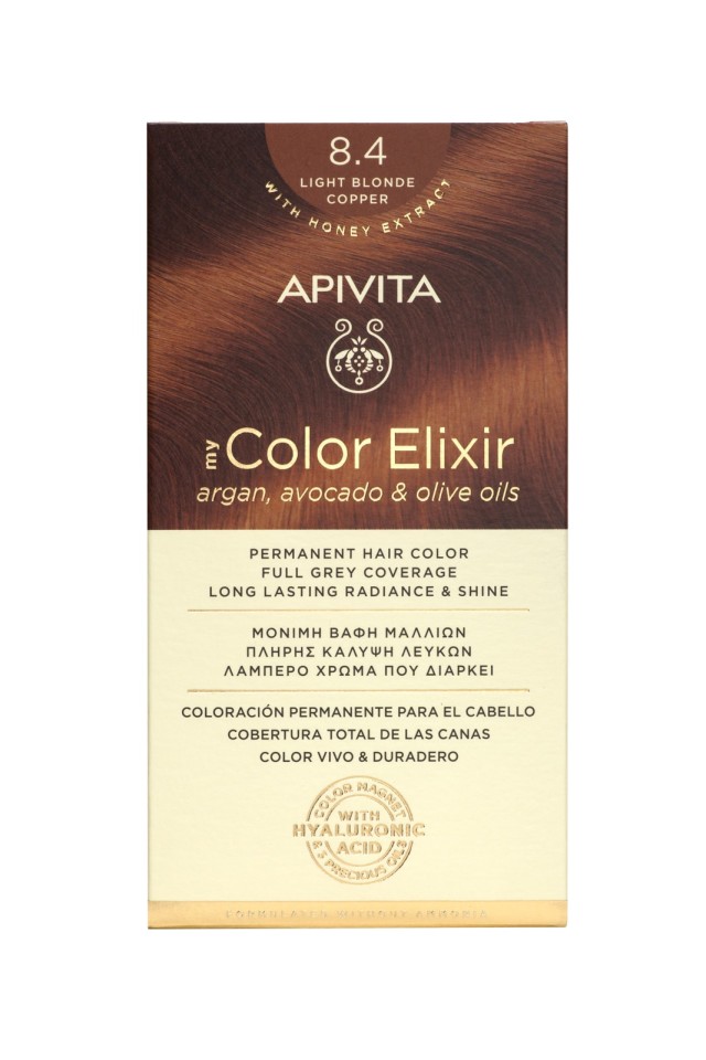 APIVITA MY COLOR ELIXIR 8.4 ΞΑΝΘΟ ΑΝΟΙΧΤΟ ΧΑΛΚΙΝΟ